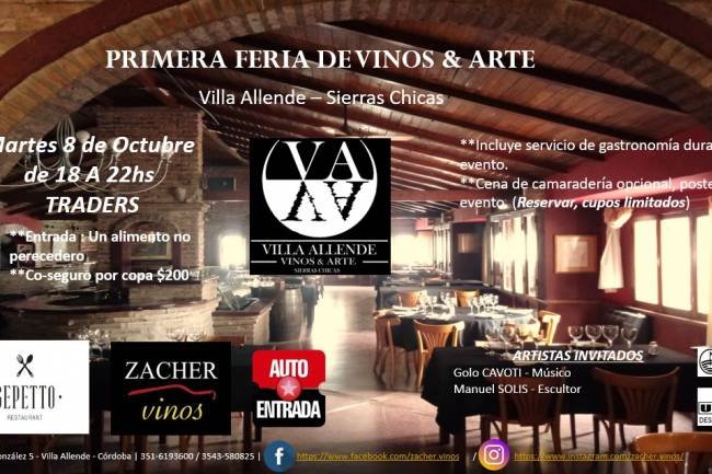 Sierras chicas entre vinos y arte