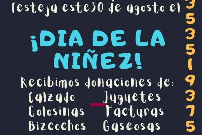 El comedor La Esperanza, de Villa María, necesita donaciones para festejar el Día de las Infancias.
