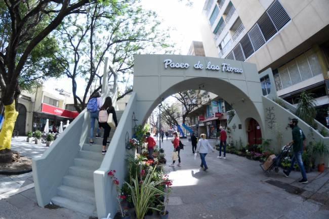 El Paseo de las Flores recuperó su mirador