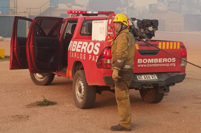 Incendios: Hoy llegan a Córdoba brigadistas enviados por Nación