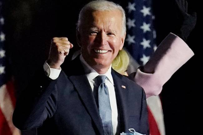 Joe Biden es el flamante presidente de EEUU y Kamala Harris su vicepresidenta