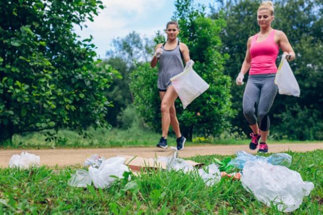 Ejercitando mientras se cuida el medio ambiente