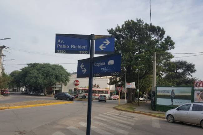 Por obras de desagüe, hay desvío de tránsito