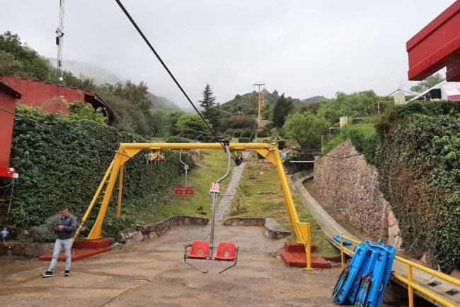 Accidente en la aerosilla de Los Cocos