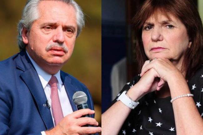 Sin acuerdo en la mediación, Alberto Fernández demandará a Patricia Bullrich por difamaciones