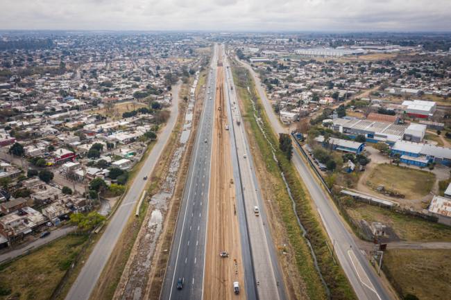 Circunvalación: Se habilitó otro tramo del tercer carril