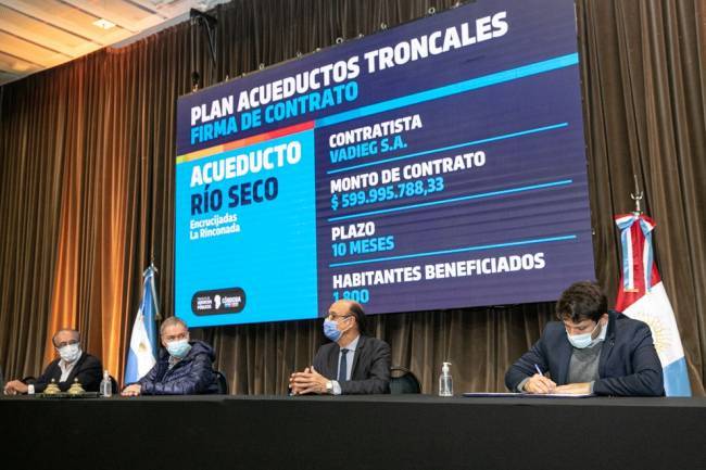 Invertirán casi 600 millones en el acueducto Rio Seco