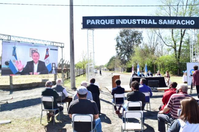 Se inauguró el Parque Industrial Nº 35 en Sampacho