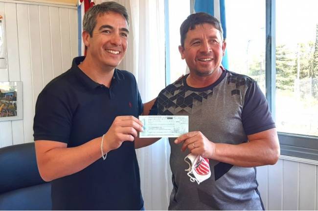 El Club Sportivo Huerta Grande recibió un importante fondo económico del Municipio