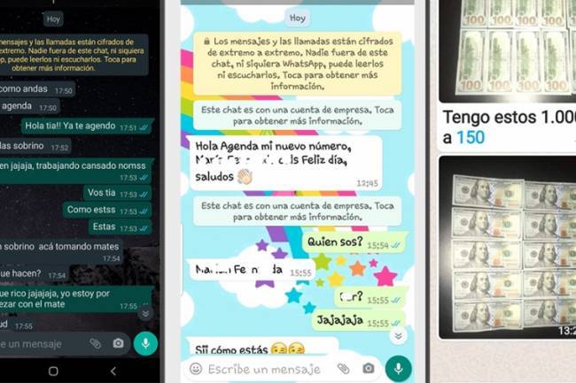 Advierten sobre una nueva estafa con dólar "cara grande", mediante WhatsApp