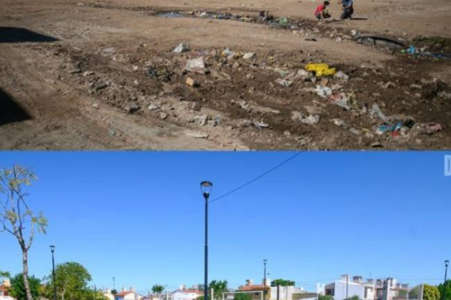 Después de 25 años, transforman un basural en una plaza