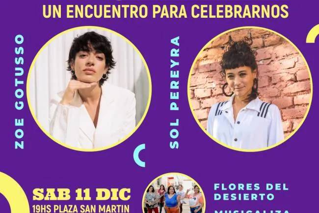Hoy en Plaza San Martín, artistas mujeres serán protagonistas