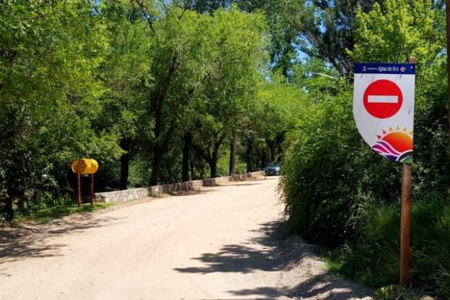 Agua de Oro: Cambiaron el sentido de circulación en Costanera Este