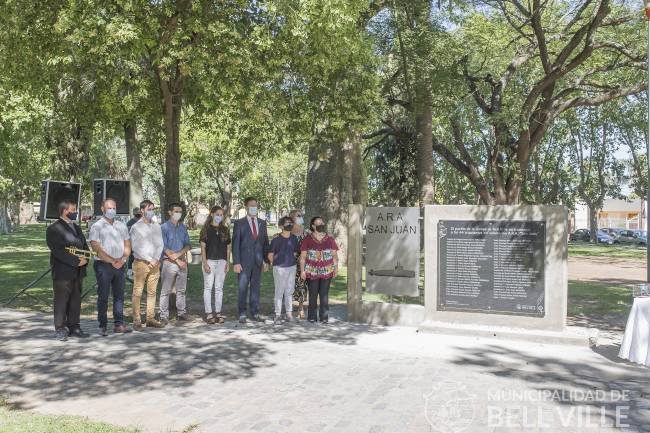 Inauguraron el monumento al submarino ARA San Juan