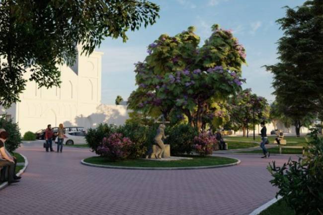 En barrio Alberdi, crean un parque super equipado