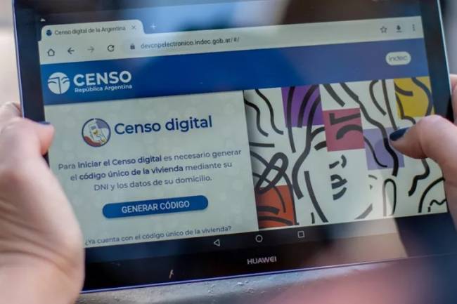 El censo se realizará el miércoles 18 de mayo y se podrá hacer en forma digital