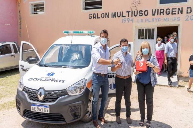 Comunas del departamento Minas recibieron unidades de traslado y recurso de salud