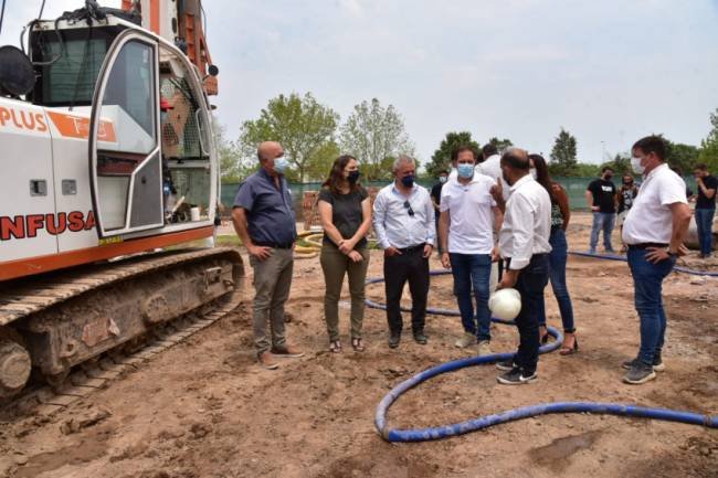 La UNVM  sigue creciendo: Comenzaron tres frentes de obras en el campus