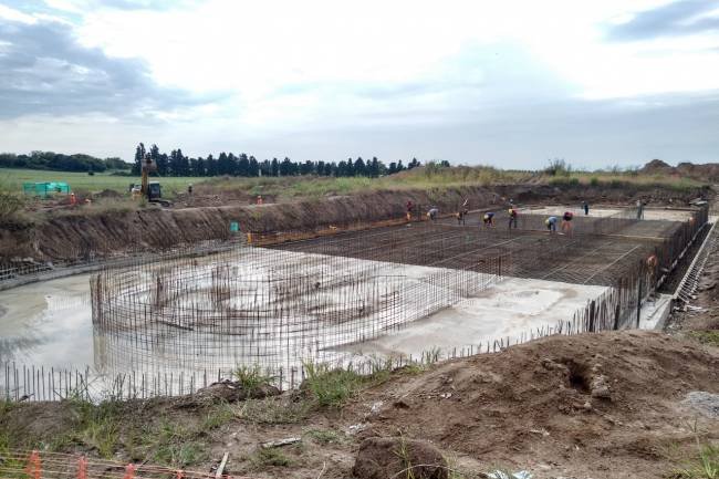 Colonia Caroya: Importante progreso de la obra de saneamiento