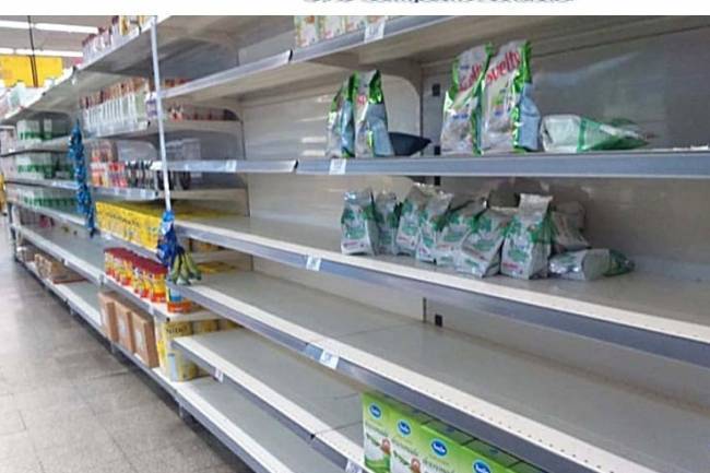 Sorpresa en Sampacho ante la falta de productos esenciales