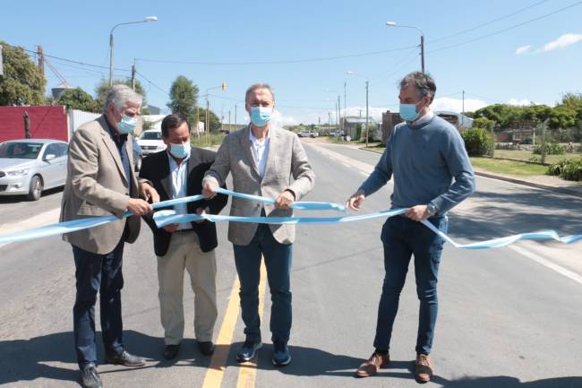 Inauguraron la repavimentacIön de la ruta 30