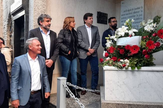 Myrian Prunotto participó del homenaje a Raúl Alfonsín