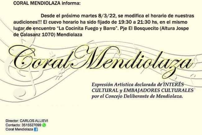 Regresa el Coral Mendiolaza