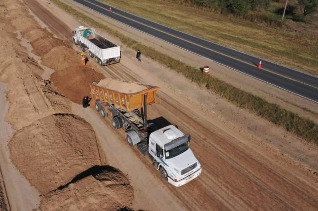 Buen progreso de la obra en la autovía de ruta C-45