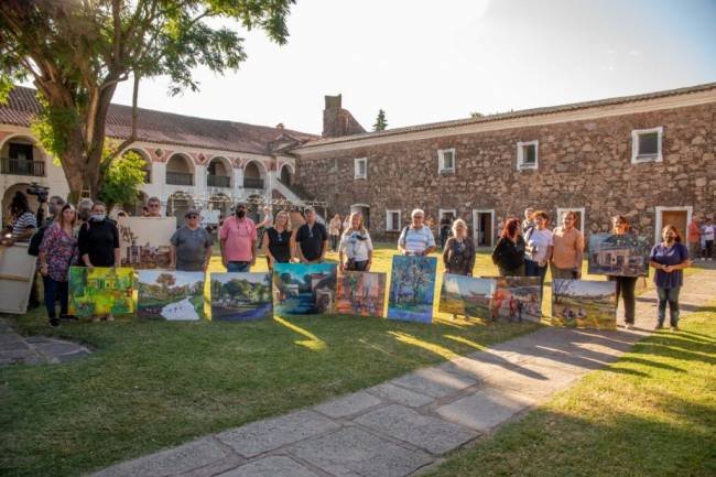 Artistas de todo el país participaron del 17º Encuentro de Pintores Paisajistas