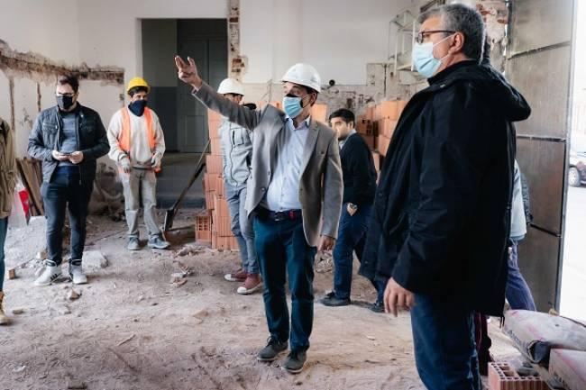 Avance de obras en el Centro de Salud Municipal