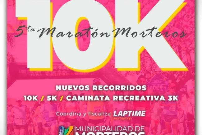 Muy pronto llega la 5º Maratón  Morteros 10 K