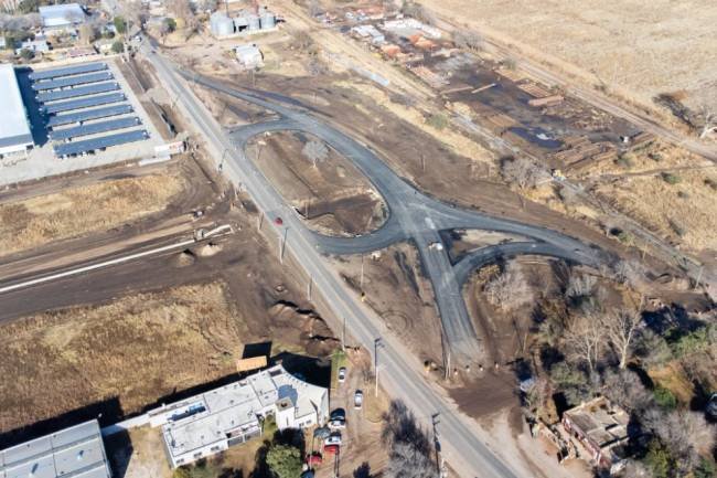 En Ruta Nacional 9 Norte,  progresan las obras de sistematización vial