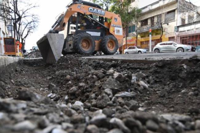 Cinco carriles de la avenida General Paz  se encuentran en proceso de rehabilitación