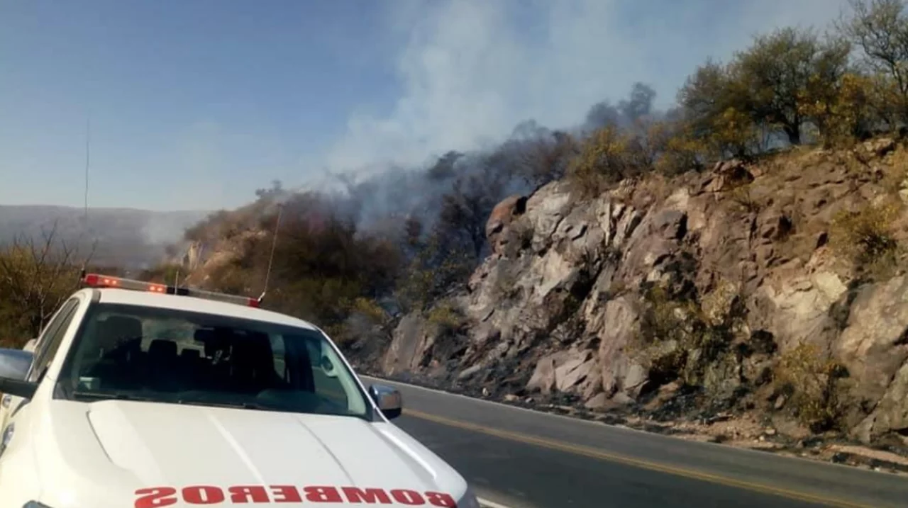 Siguen los incendios : Cuesta del Brocchero, también castigada por el fuego