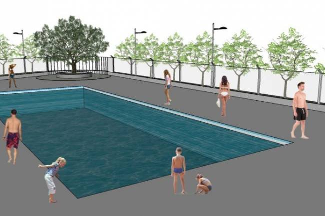 La zona sur de Arroyito contará con parque recreativo y pileta de natación