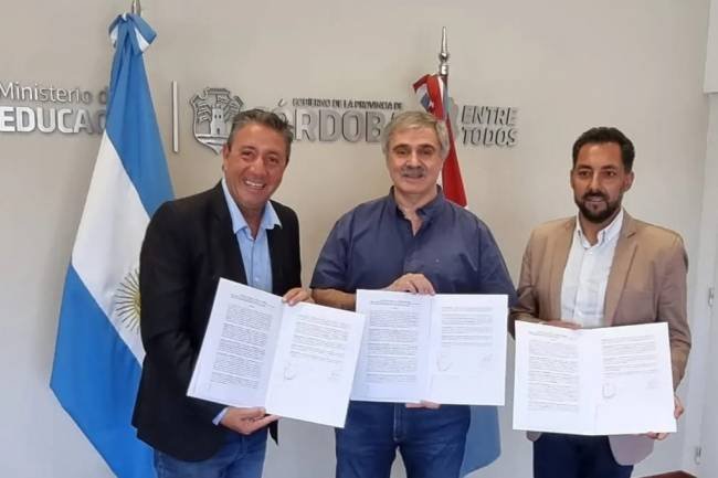 Salibi se reunió con funcionarios de la Provincia