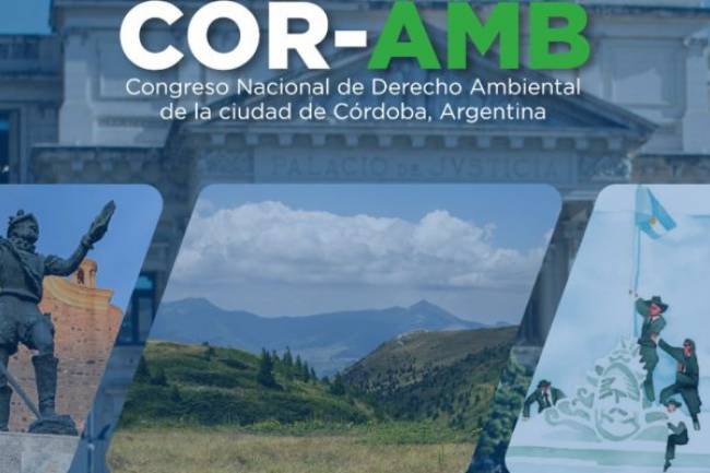 La ciudad de Córdoba será sede del Congreso Nacional de Derecho Ambiental