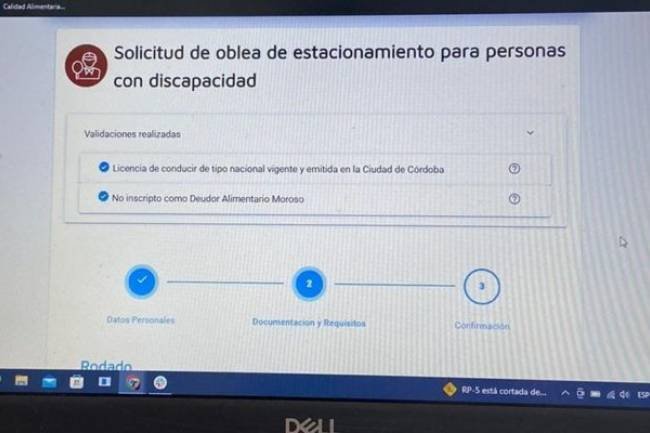 Desde hoy, los permisos de circulación y estacionamiento para personas con discapacidad se otorgan online