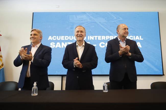 Schiaretti: “El acueducto interprovincial es la obra más importante de los últimos 50 años”