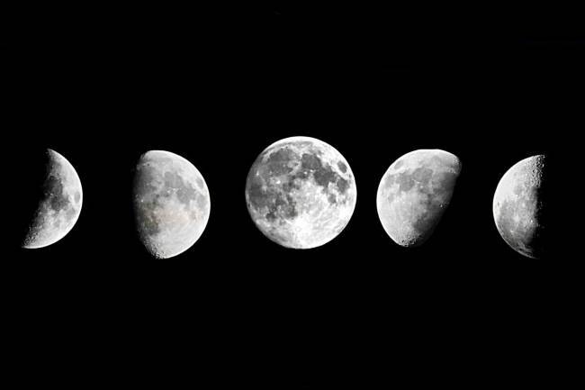 Calendario lunar completo para febrero de 2023
