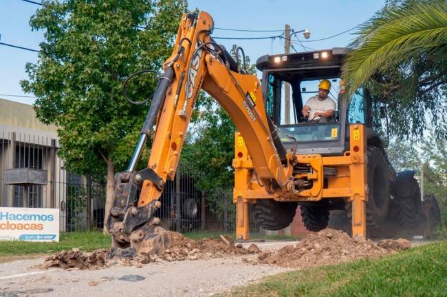 Más de 3 mil habitantes se beneficiarán con la obra de redes cloacales