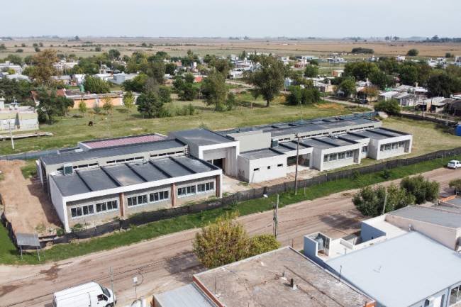 En Corral de Bustos, están en su etapa final las obras de la nueva escuela ProA