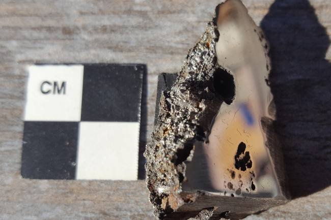 Nuevos minerales encontrados en meteorito
