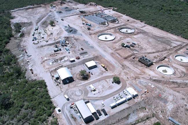 En la cuenca media del lago San Roque, progresa la obra de saneamiento