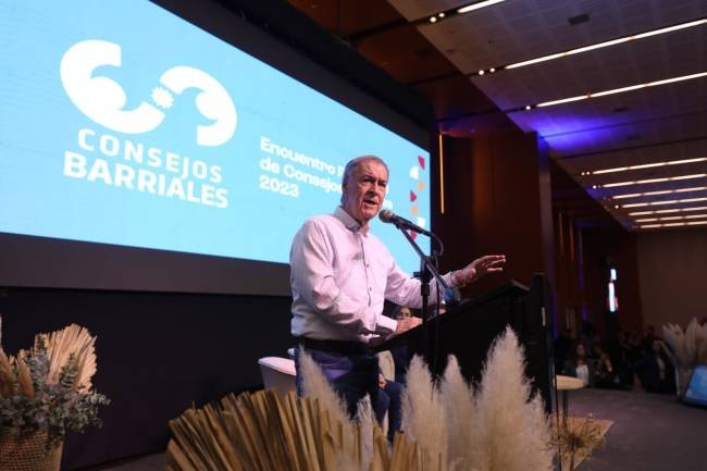 Schiaretti disertó en el Encuentro Provincial de Consejos Barriales de Prevención y Convivencia.