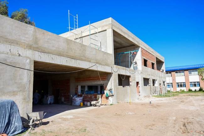 Gran avance de las obras en la UNVM