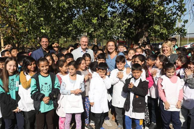 En Estación Juarez Celman, habilitaron el servicio de gas en una escuela 