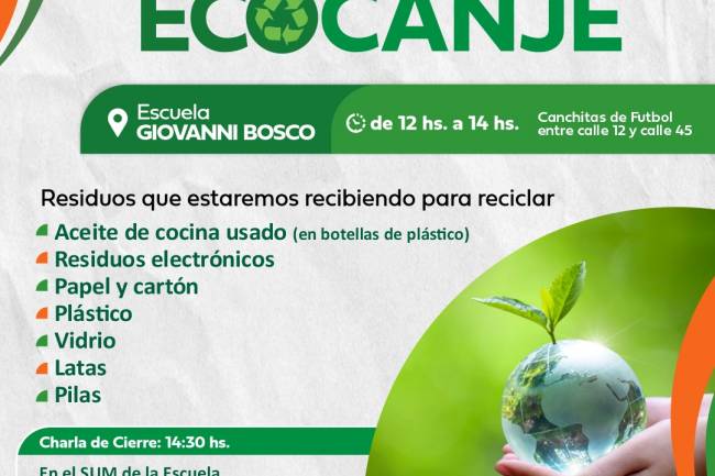 Colonia Caroya: Jornada de Eco Canje