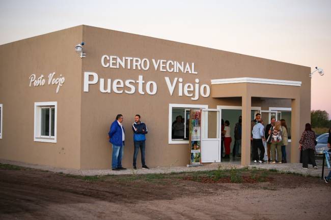 Se inauguró la sede del Centro Vecinal Puesto Viejo