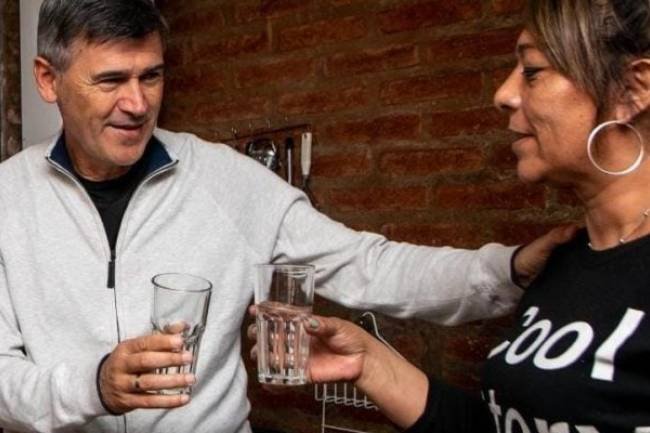 Daniel Passerini habilitó obra de agua potable en barrio Marechal